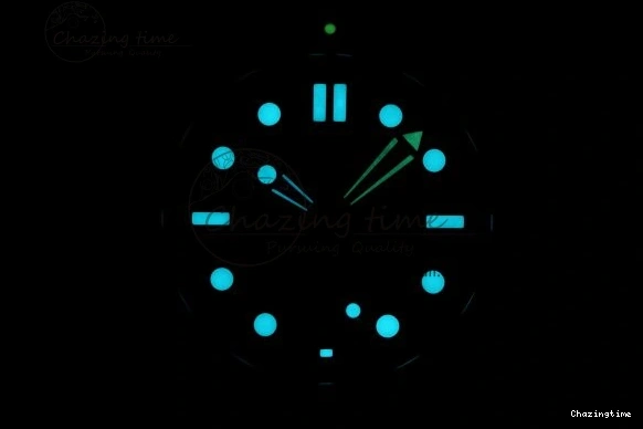 0316 Seamaster Diver 300M ZF 1:1 Best Edition Green Ceramic Green Dial on Green Rubber Strap A TravelReady 7823